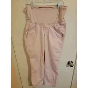 Old Navy Maternity Capri Pants Cropped Pants Maternity Small Summer Beach Barbie